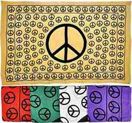 Wholesale Peace Sign Scarves/Altar Cloth