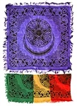 Wholesale Pentacle with Moon Scarves/Altar Cloth