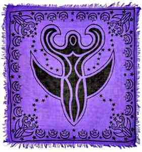 Wholesale Moon Goddess Scarves/Altar Cloth