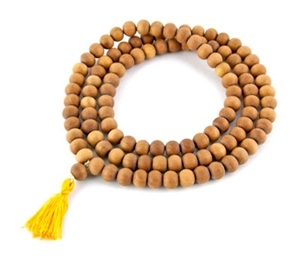 SMA02<br><br> Sandalwood Prayer Mala - 8 mm