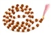Wholesale Rose Quartz & Rudraksha Prayer Mala