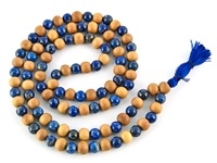 Wholesale Lapis Lazuli & Natural Sandalwood Prayer Mala