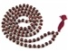 Wholesale Red Sandalwood with Silver Caps Prayer Mala