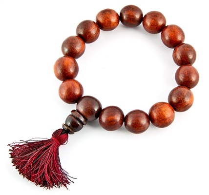 Wholesale Red Sandalwood Stretch Bracelet