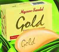 Wholesale Mysore Sandal Gold Soap - 125 Gram Each Bar