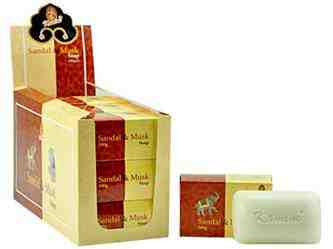 Wholesale Kamini Sandal-Musk - 100 Gram Each Bar