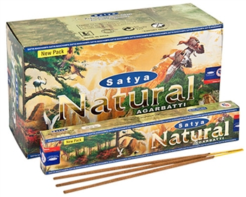 ST157<br><br> Satya Natural Incense - 15 Gram Pack (12 Packs Per Box)