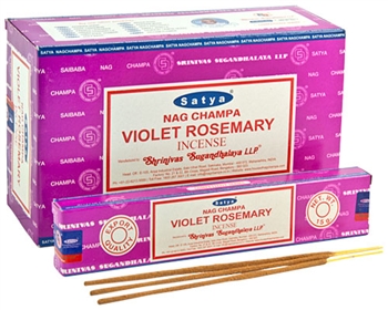 Wholesale Incense - Satya Violet Rosemary