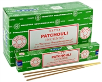 ST313<br><br>Satya Patchouli Incense - 15 Gram Pack (12 Packs Per Box)