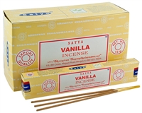 ST320<br><br> Satya Vanilla Incense - 15 Gram Pack (12 Packs Per Box)