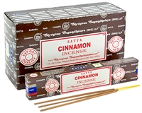 ST321<br><br> Satya Cinnamon Incense - 15 Gram Pack (12 Packs Per Box)