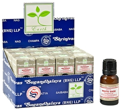 STO108<BR><BR>Satya White Sage Fragrance Oil/Aroma Oil 15ml. - 1/2 fl.oz.