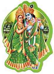 Radha and Krishna Stickers