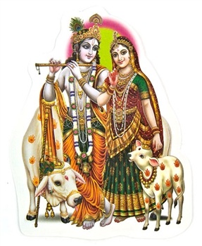 Wholesale Radha and Krishna Stickers.