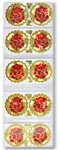 Lord Ganesh In Red and Gold Stickers