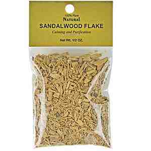 Wholesale Natural Wood - Sandalwood Flake 1/2 oz.