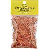 SWD11<br><br> Natural Red Sandalwood Splinters - 1/2 Oz. Pack