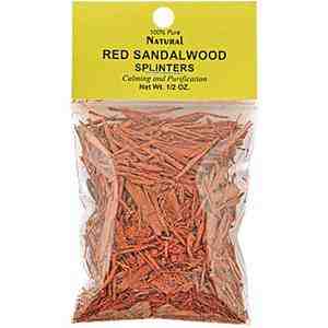 Wholesale Natural Wood - Red Sandalwood Splinters 1/2 oz.