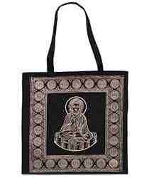 Wholesale Gold Print Buddha Tote Bag
