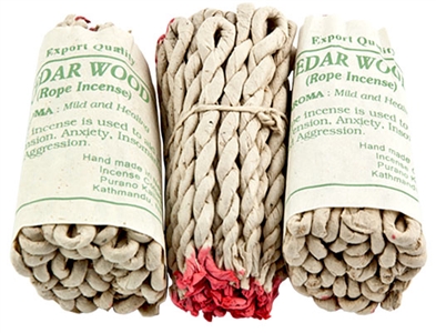 Wholesale Cedar Wood Tibetan Rope Incense