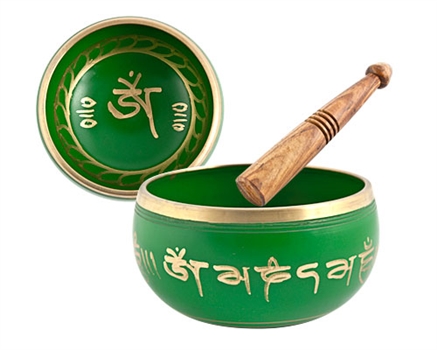 Wholesale Green Tibetan Singing Bowl