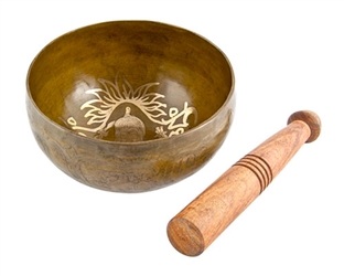 Wholesale Lord Ganesh Carved Tibetan Singing Bowl