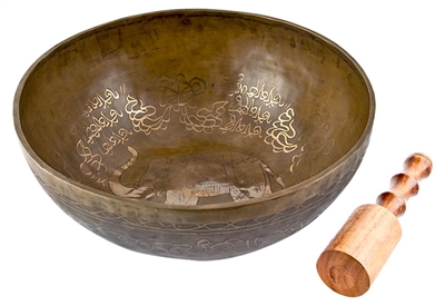 Wholesale Elephant Carved Tibetan Singing Bowl