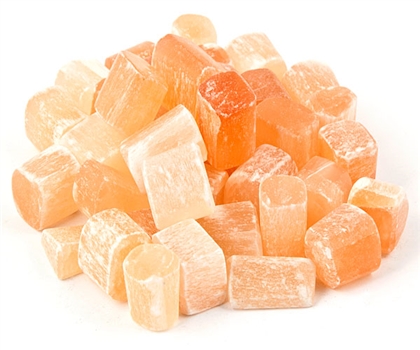 Wholesale Orange Selenite Tumbled Stones