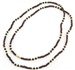 Wholesale Red Sandalwood with Black & Gold Beads Necklace