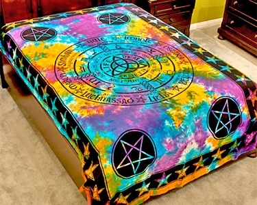 Wholesale Triquetra Pentacle Tapestry