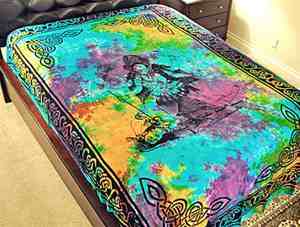 Wholesale Tapestry - Tie Die Kali Tapestry/Bedspread