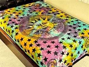 Wholesale Tapestry - Tie Die Celestial Tapestry /Bedspread