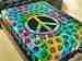 Wholesale Tapestry - Tie Die Peace Sign Tapestry/Bedspread
