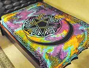 Wholesale Pentacle with Moon Tapestry