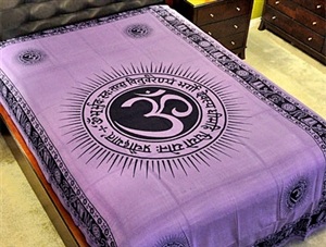 Wholesale Om Symbol with Gayatri Mantra Tapestry