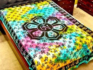 Wholesale Tapestry - Tibetan Om Tapestry/Bedspread