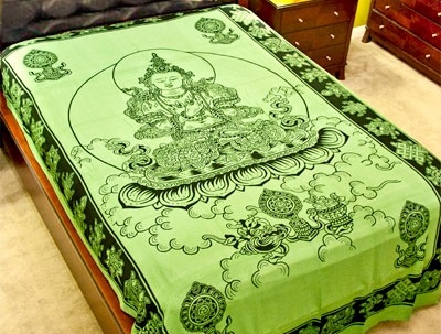 Green discount tara tapestry