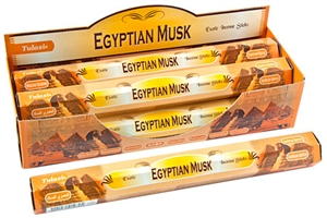 Wholesale Tulasi Egyptian Musk Incense - 20 Sticks Hex Pack