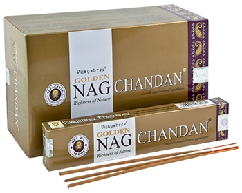 GOLDEN NAG CHANDAN INCENSE 15 GM