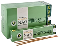 VNAG12<br><br>Golden Nag White Sage Incense - 15 Gram Pack (12 Packs Per Box)