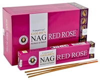 Wholesale Golden Nag Red Rose Incense