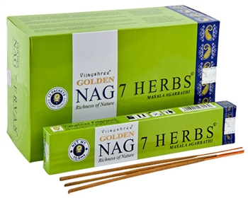 Wholesale Golden Nag 7 Herbs Incense