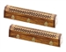 WBR72<br><br> 2 Pieces Wooden Ganesh Sticks/cone Box Burner 12"L