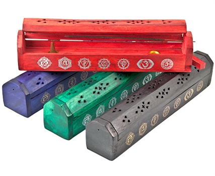 Wholesale Wooden Incense Coffin Box Burner