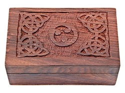 Wholesale Celtic Triskel Wooden Box
