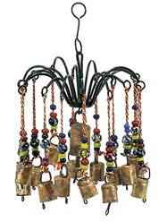 WCH25<br><br> Windchime Iron with Beads 12"H