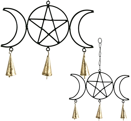 Wholesale Triple Moon Pentacle Chime