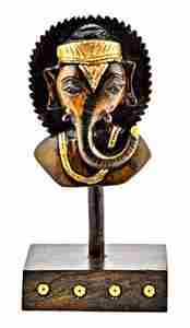 Wooden Lord Ganesh Table Decor