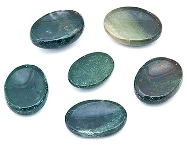 Wholesale Bloodstone Worry Stone