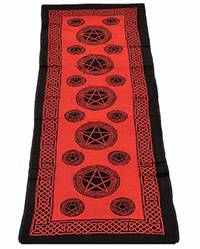 Wholesale Red Pentacle Cotton Yoga Mat